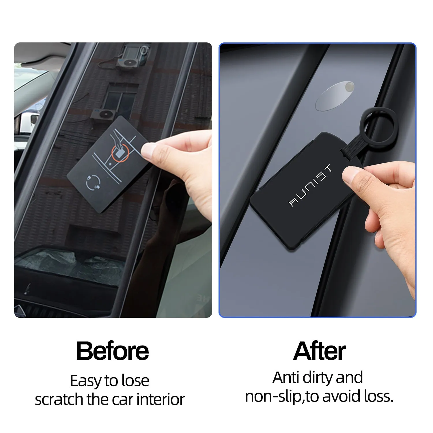 2PCS Key Card Holder for Tesla Model 3 Y Accessories