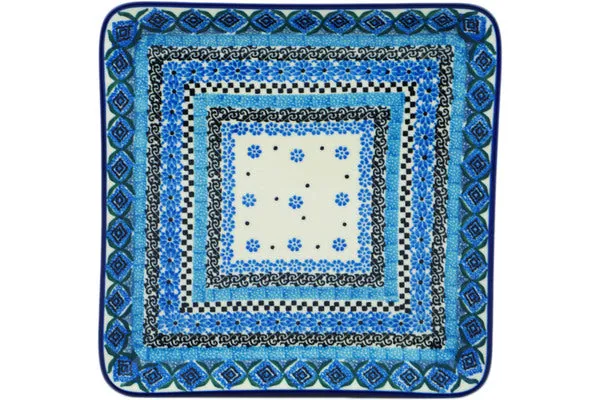 8" Platter - Sparkling Sea