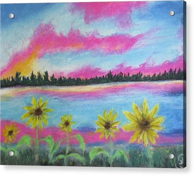 A Flower Fantasy - Acrylic Print