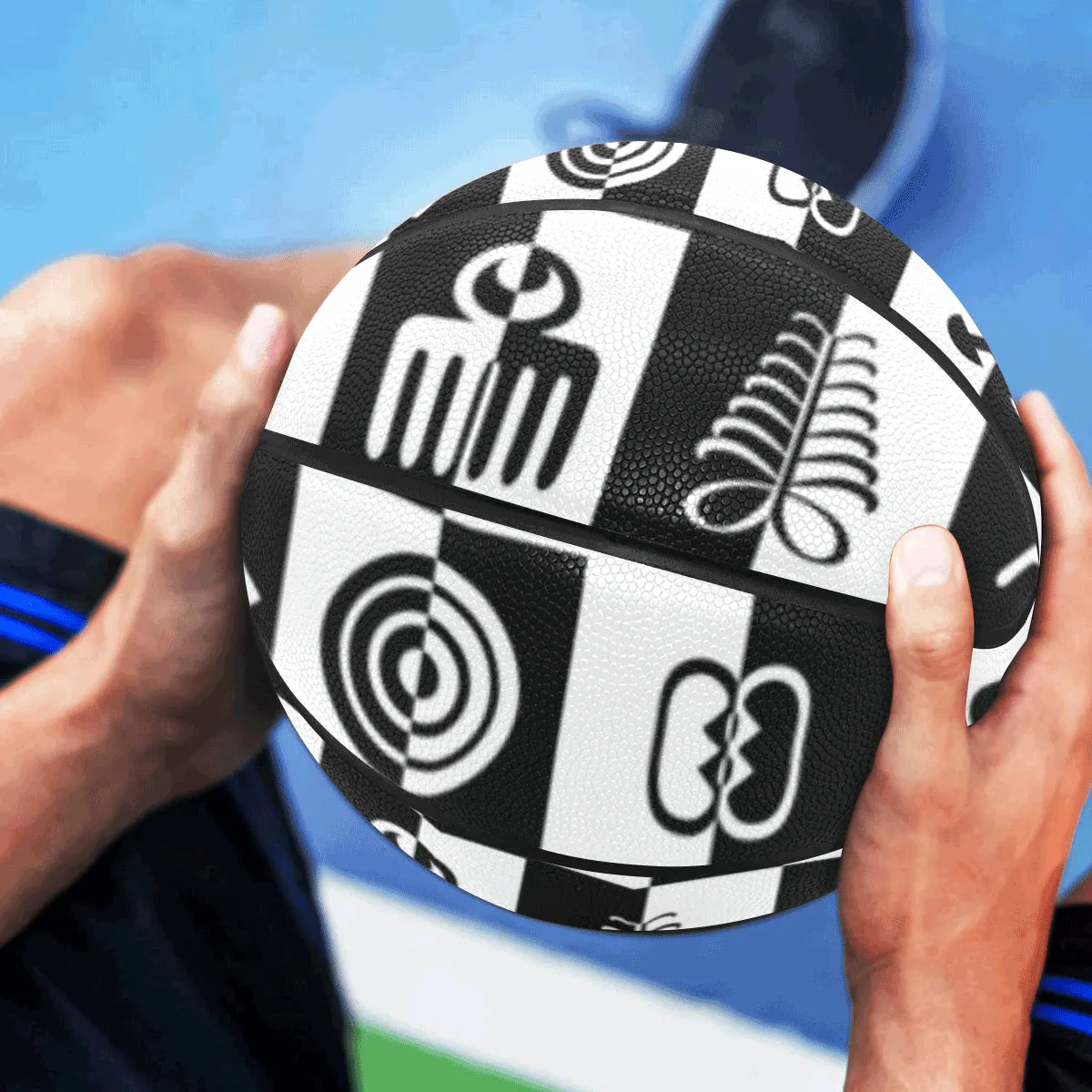 ADINKRA CHECCMATE All Over Print Basketball