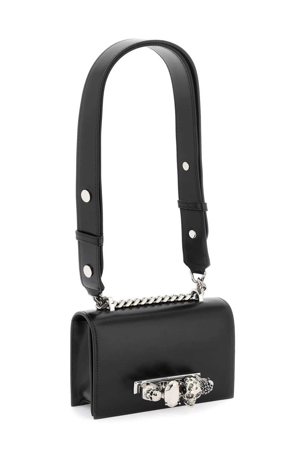 Alexander mcqueen mini 'jewelled satchel' bag