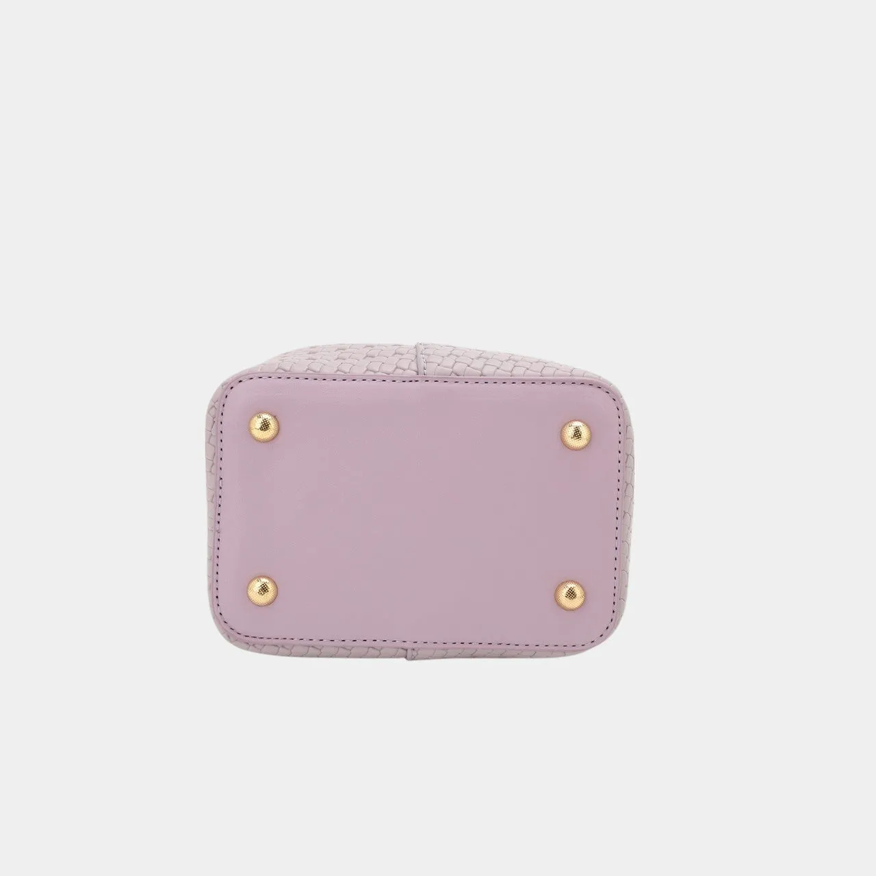 Aria Bucket Bag with Designed Handle and Extra Pouch