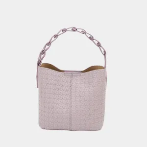 Aria Bucket Bag with Designed Handle and Extra Pouch