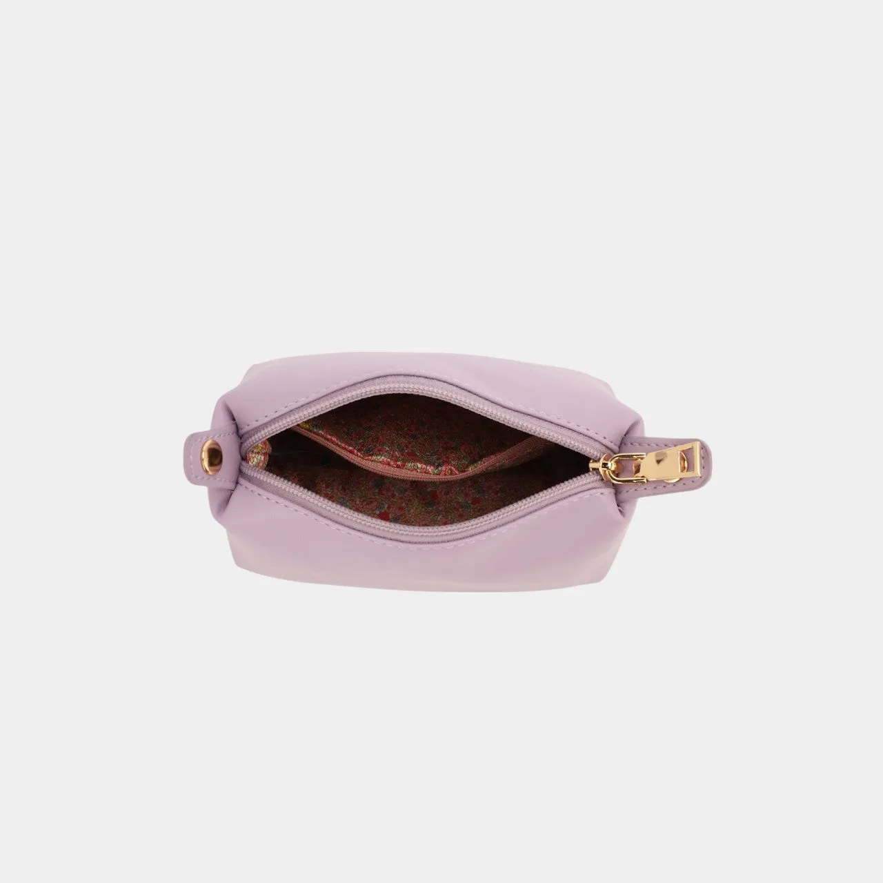 Aria Bucket Bag with Designed Handle and Extra Pouch