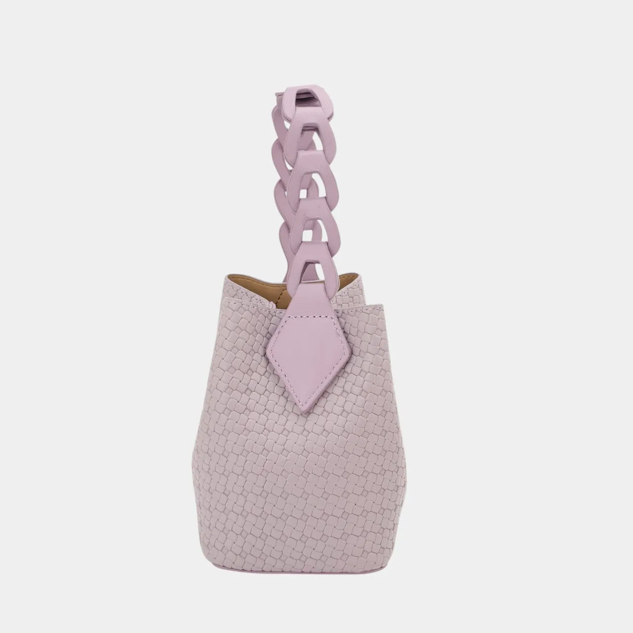 Aria Bucket Bag with Designed Handle and Extra Pouch