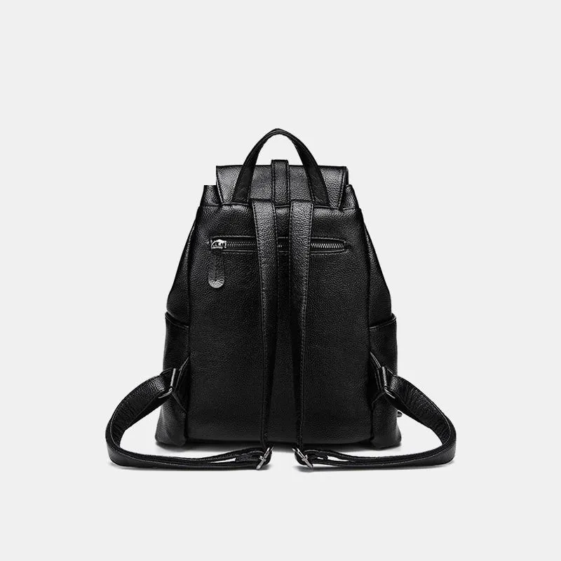 Backpack For Women Lychee Pattern Large Capacity Leisure Travel Day pack