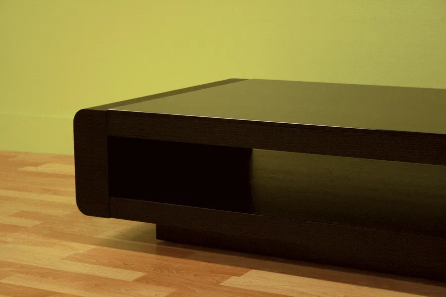 Baxton Studio Wenge Color Oak Veneer Coffee Table