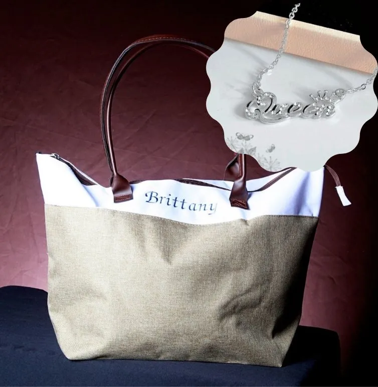 Beach Bag - Personalized Large  Beach Tote Bags