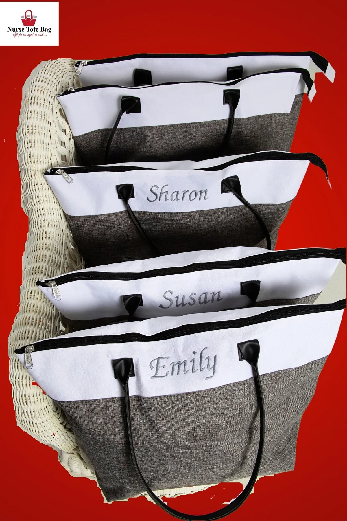 Beach Bag - Personalized Large  Beach Tote Bags