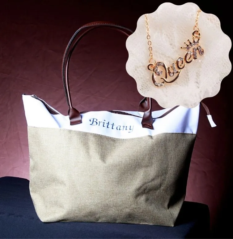 Beach Bag - Personalized Large  Beach Tote Bags