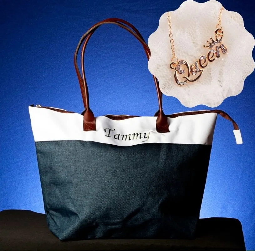 Beach Bag - Personalized Large  Beach Tote Bags