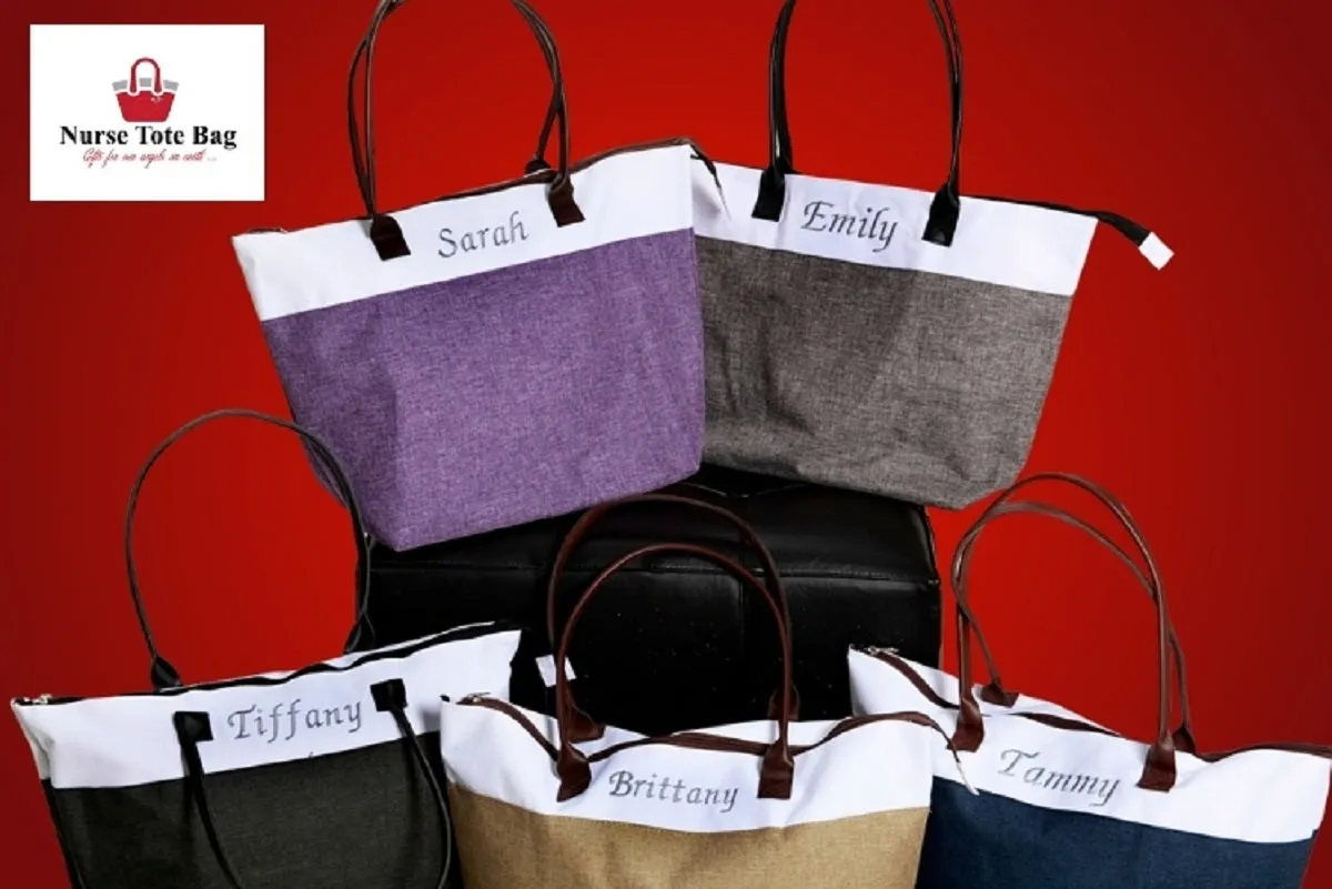 Beach Bag - Personalized Large  Beach Tote Bags