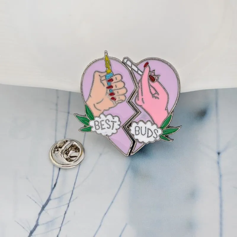 Best Buds Enamel Pin