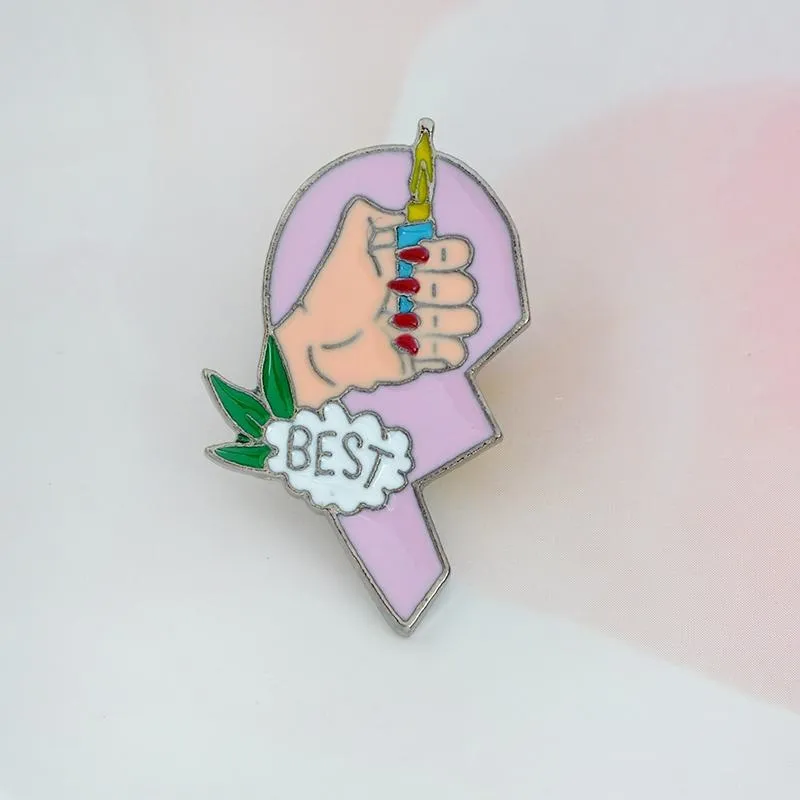 Best Buds Enamel Pin