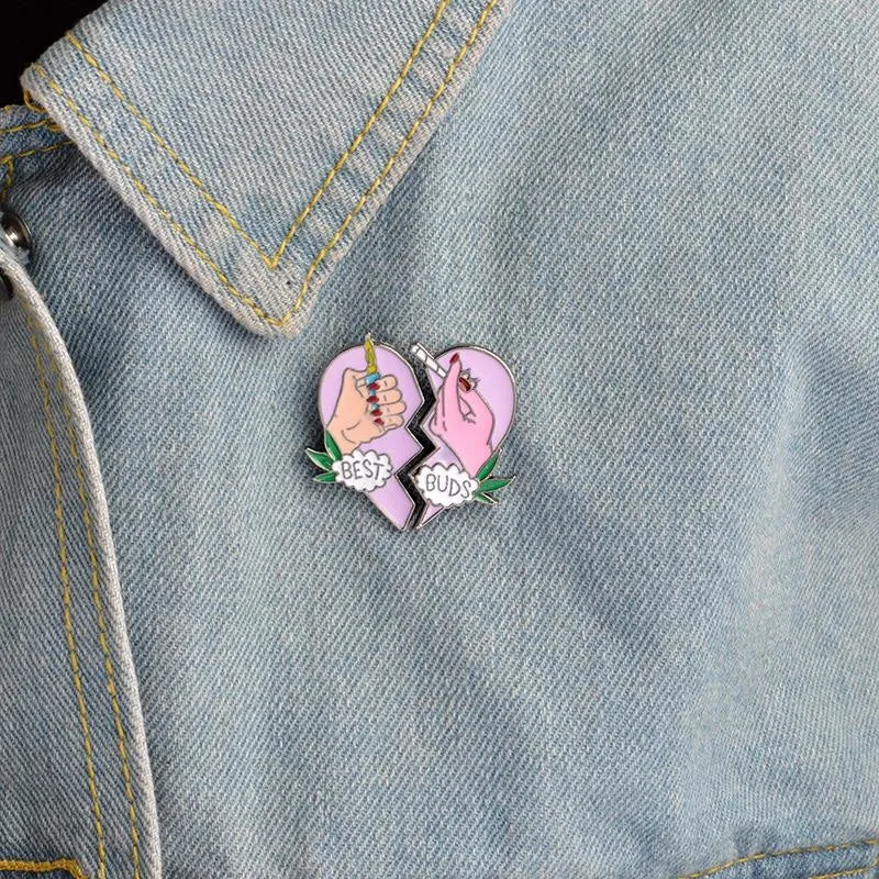 Best Buds Enamel Pin