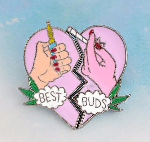 Best Buds Enamel Pin