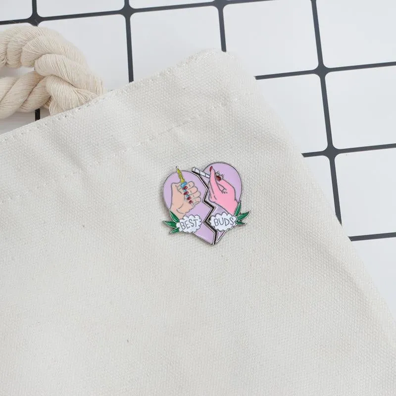 Best Buds Enamel Pin
