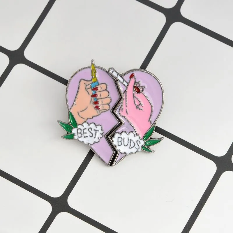 Best Buds Enamel Pin