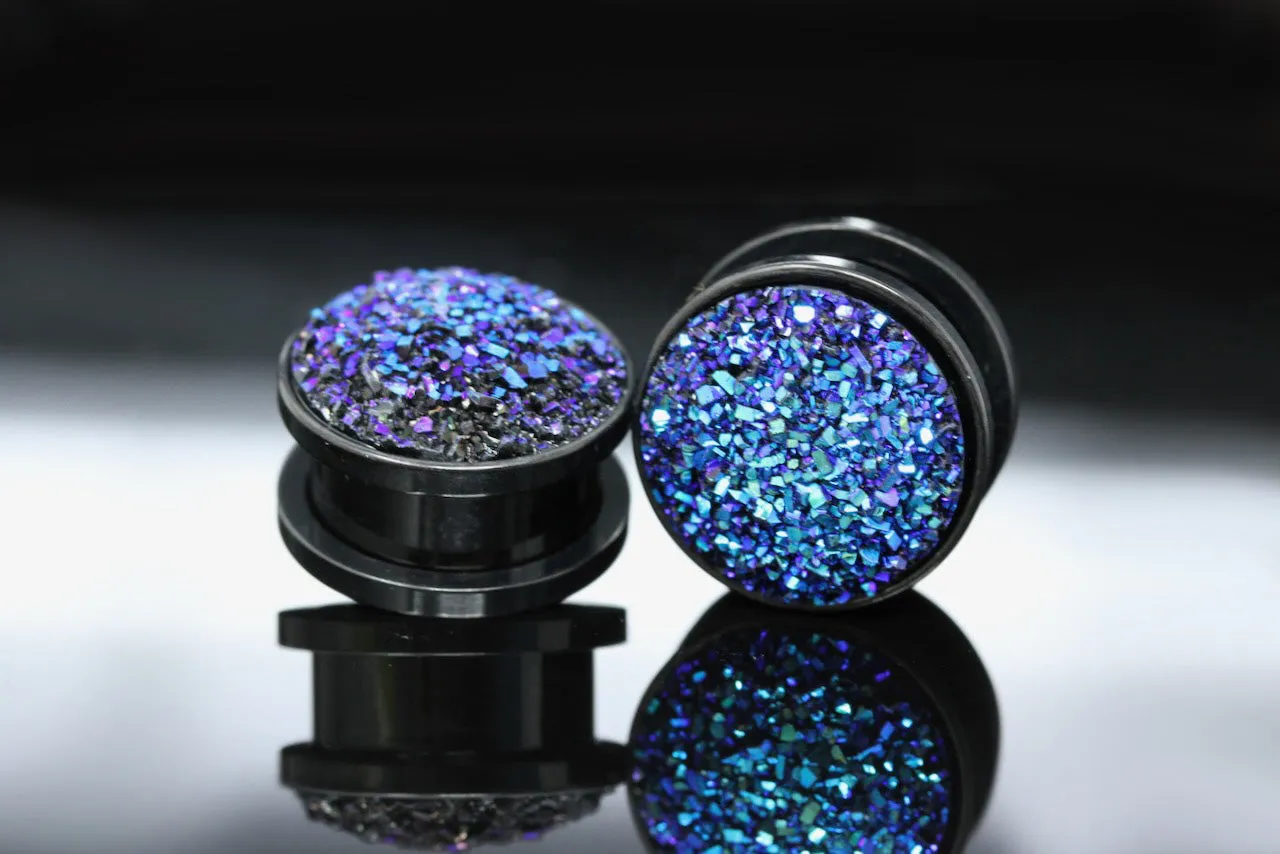 Blue Twilight Tide Plugs - Screw on (Pair) - PSS211