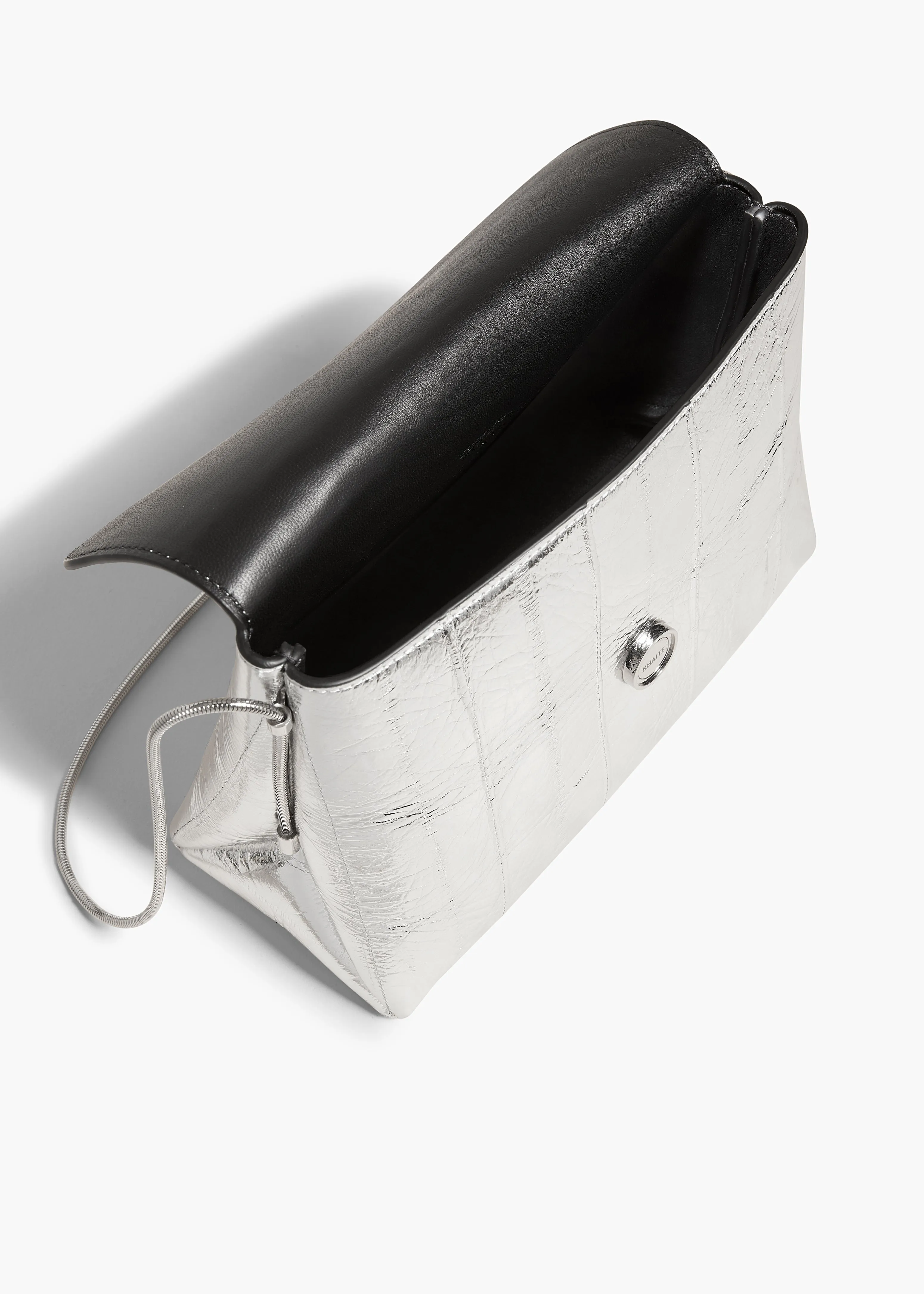 Bobbi Bag in Silver Eel Leather