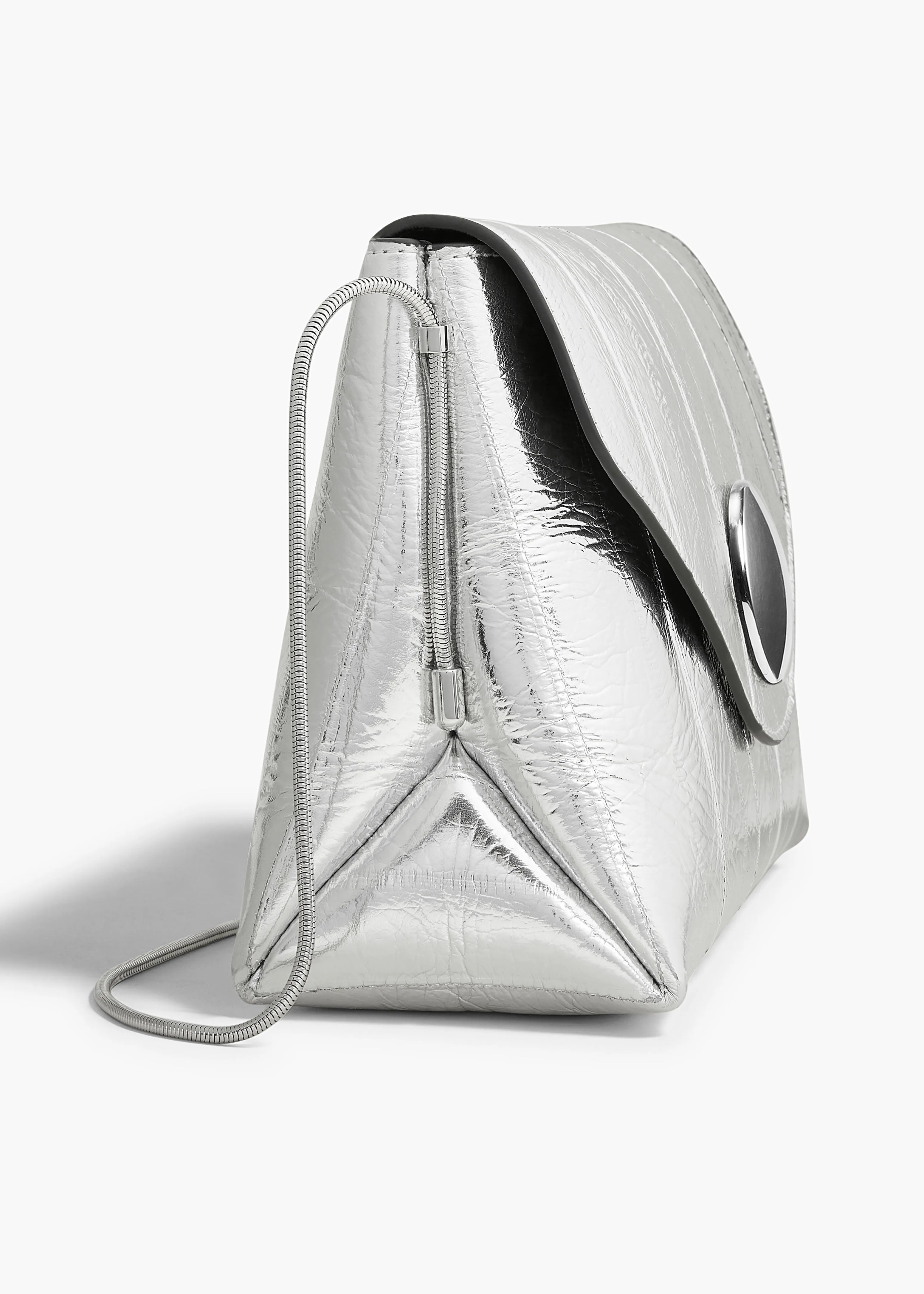 Bobbi Bag in Silver Eel Leather