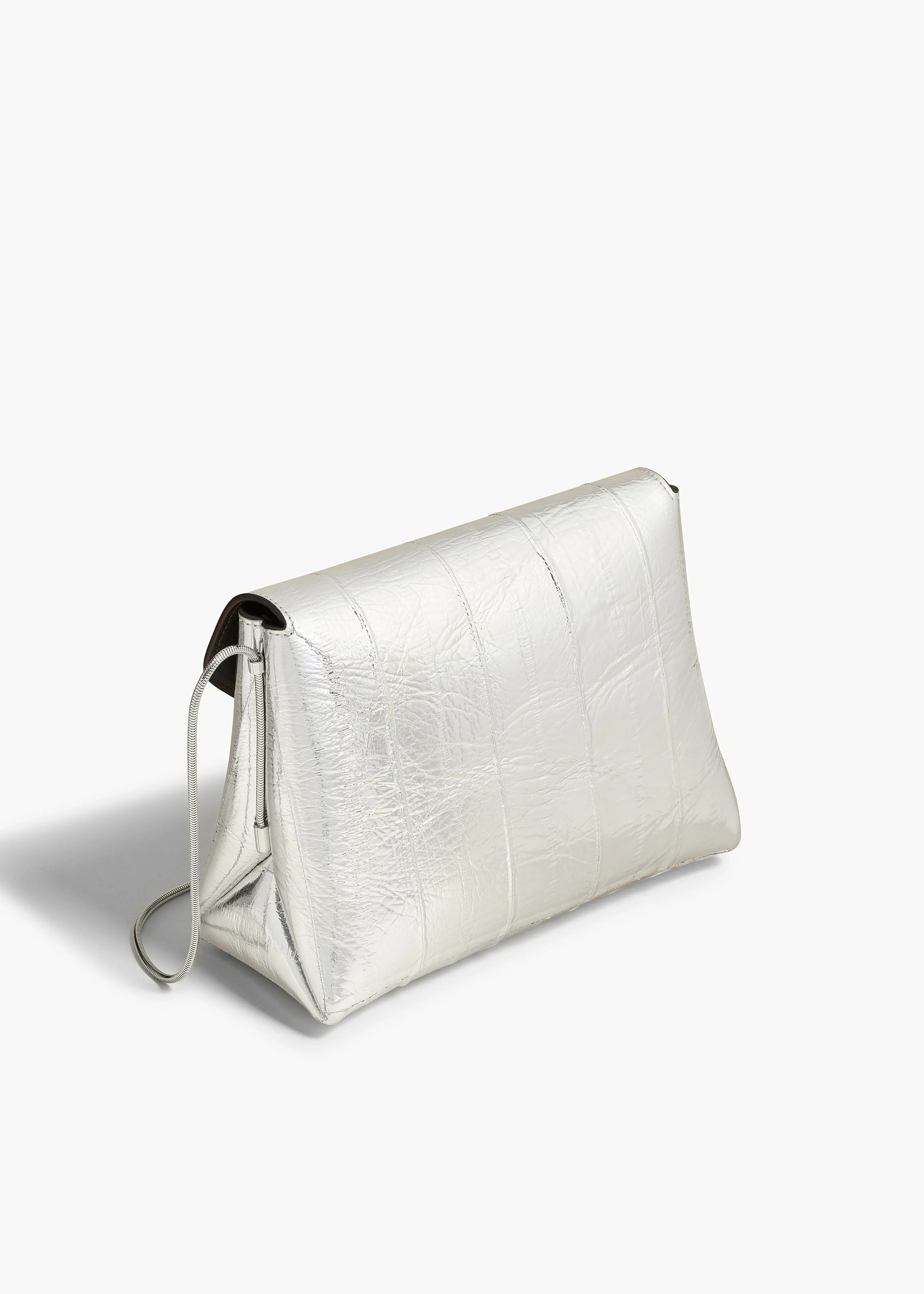 Bobbi Bag in Silver Eel Leather