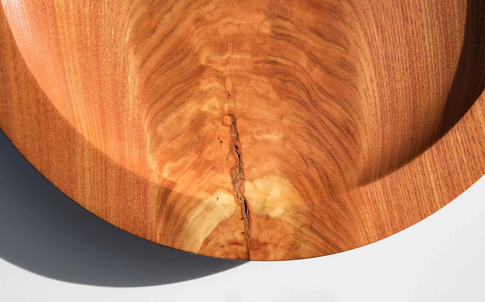 Bruce Perlmutter Hand Lathed Locust Wood Platter