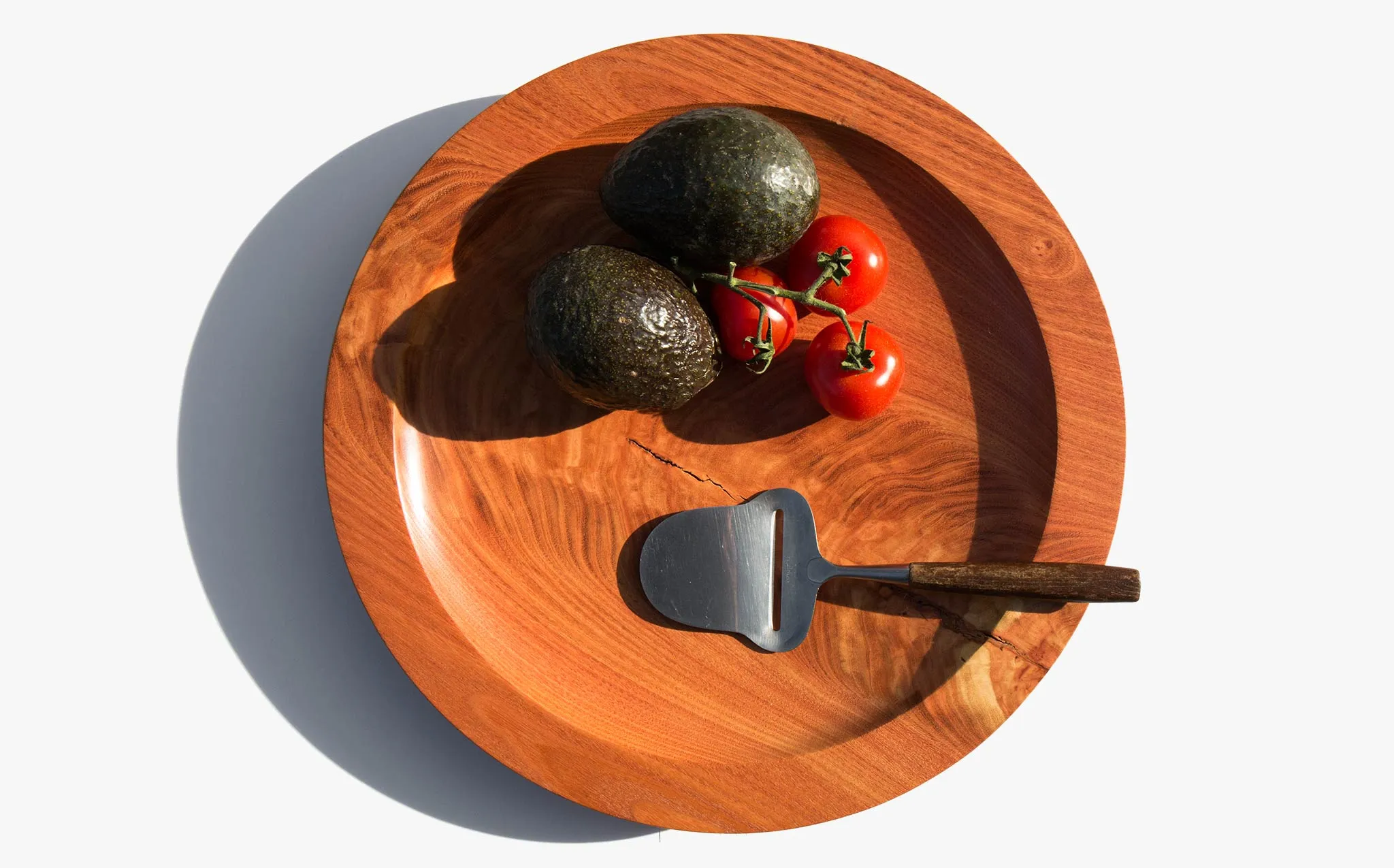 Bruce Perlmutter Hand Lathed Locust Wood Platter