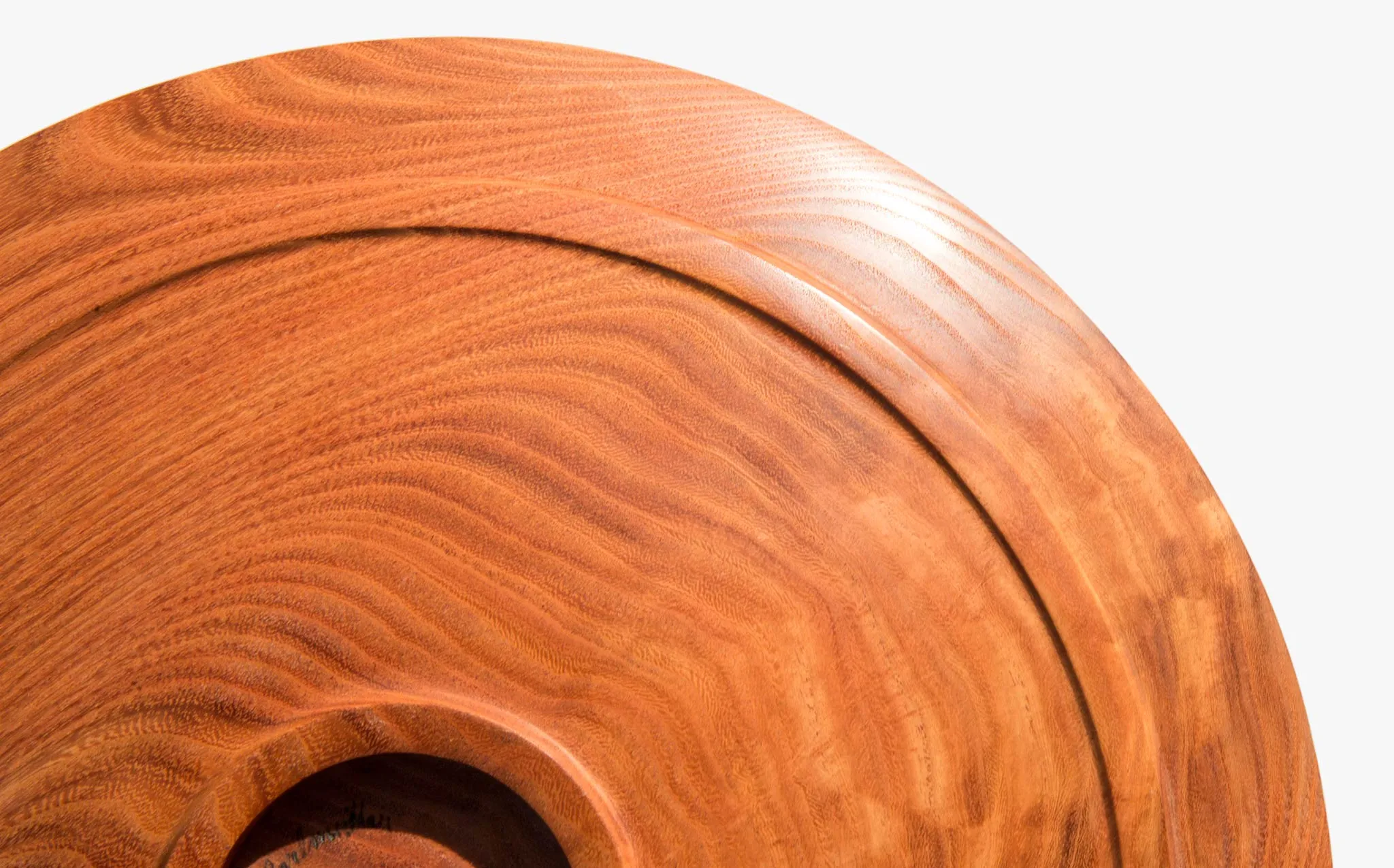 Bruce Perlmutter Hand Lathed Locust Wood Platter