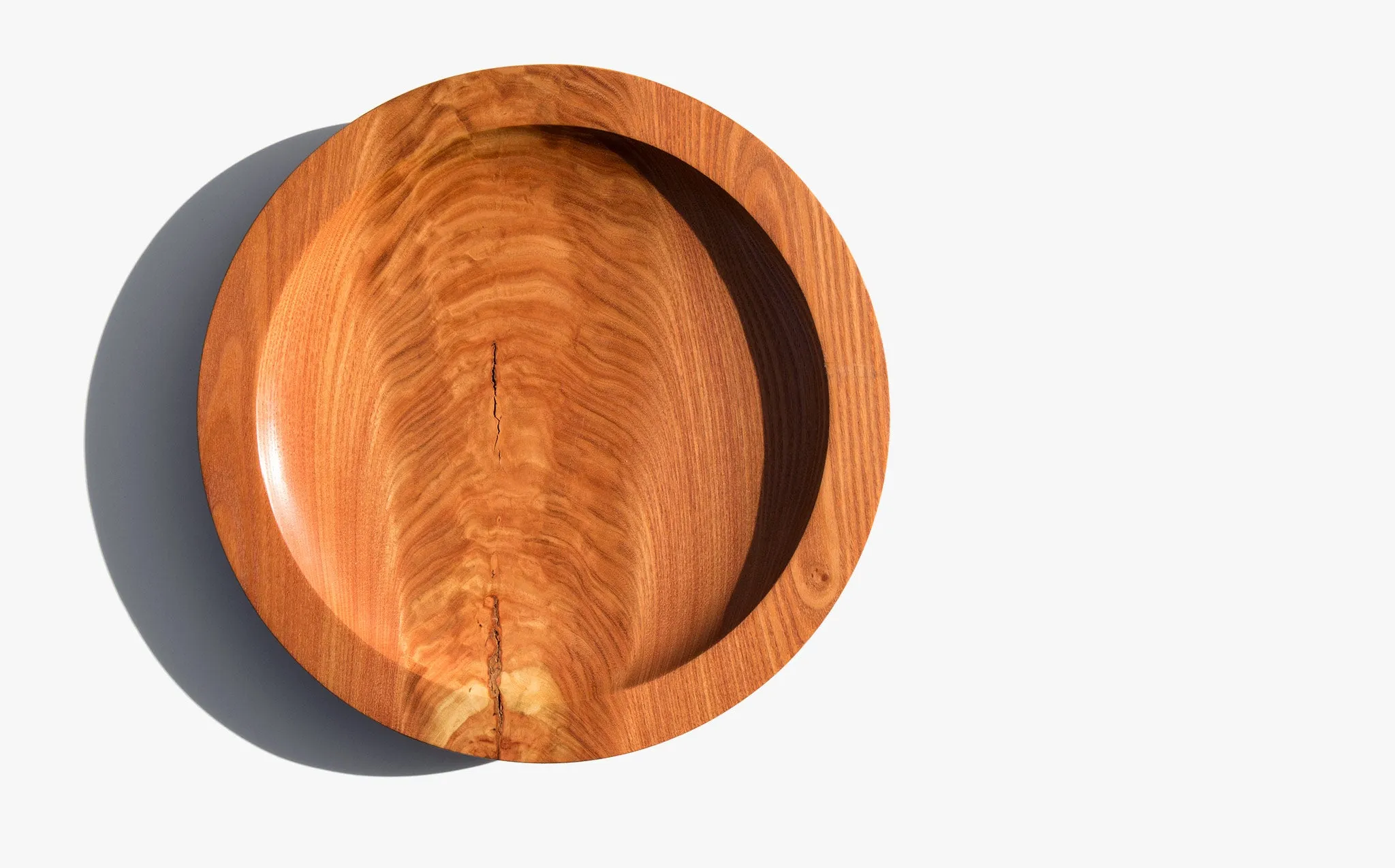 Bruce Perlmutter Hand Lathed Locust Wood Platter