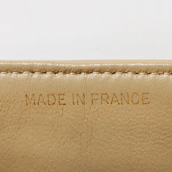 Chanel 1990 Made Straight Flap Matelasse Plate Chain Bag