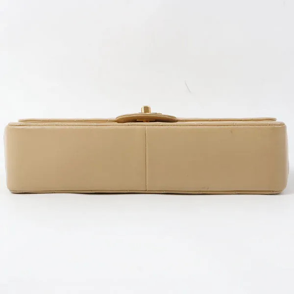 Chanel 1990 Made Straight Flap Matelasse Plate Chain Bag