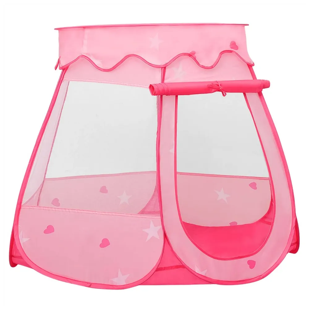 Children Play Tent with 250 Balls Pink 102x102x82 cm