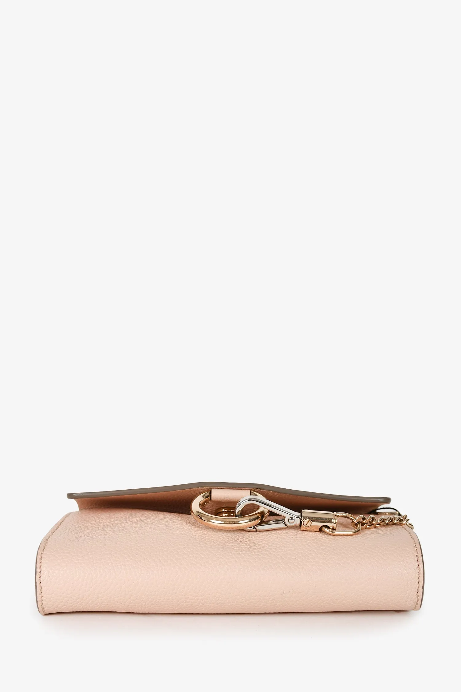 Chloe 2017 Pink Leather Faye Mini Crossbody Bag