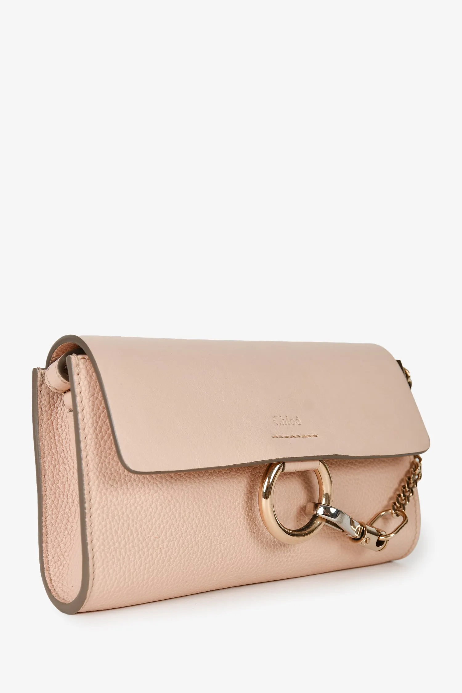 Chloe 2017 Pink Leather Faye Mini Crossbody Bag