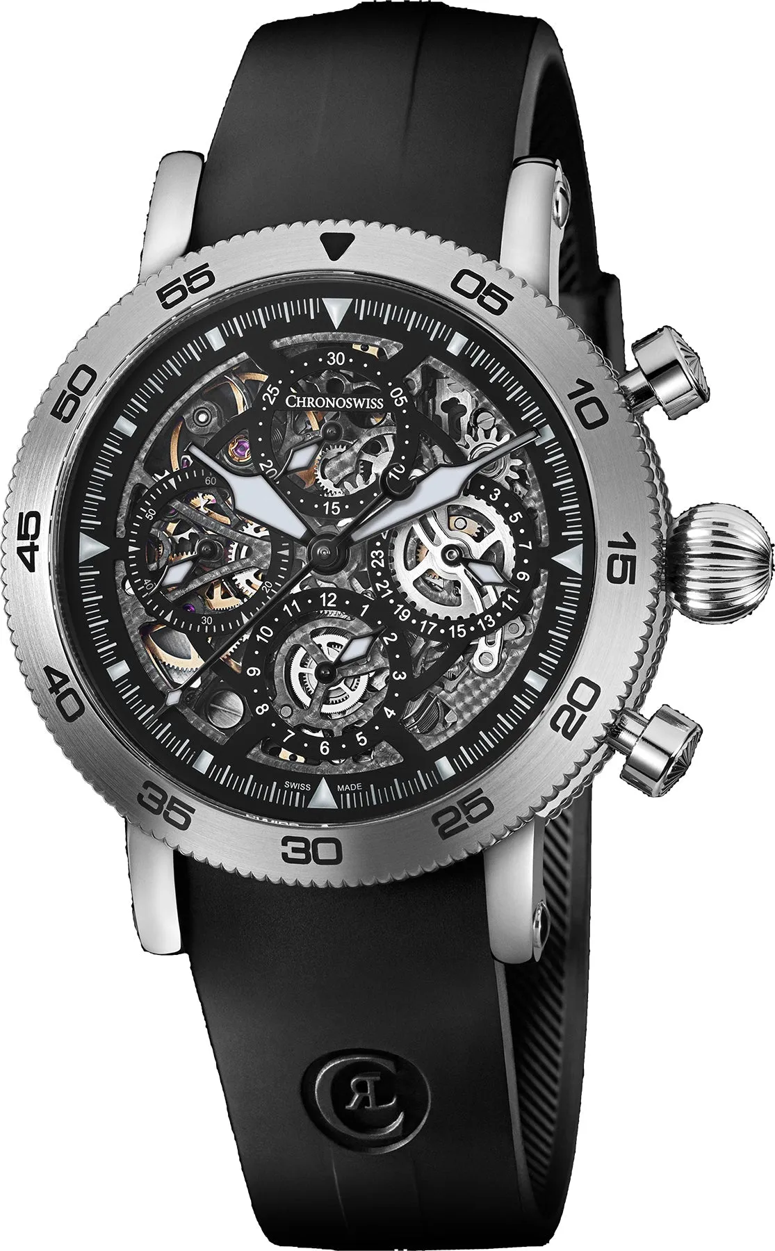 CHRN Watch Timemaster Chronograph Skeleton