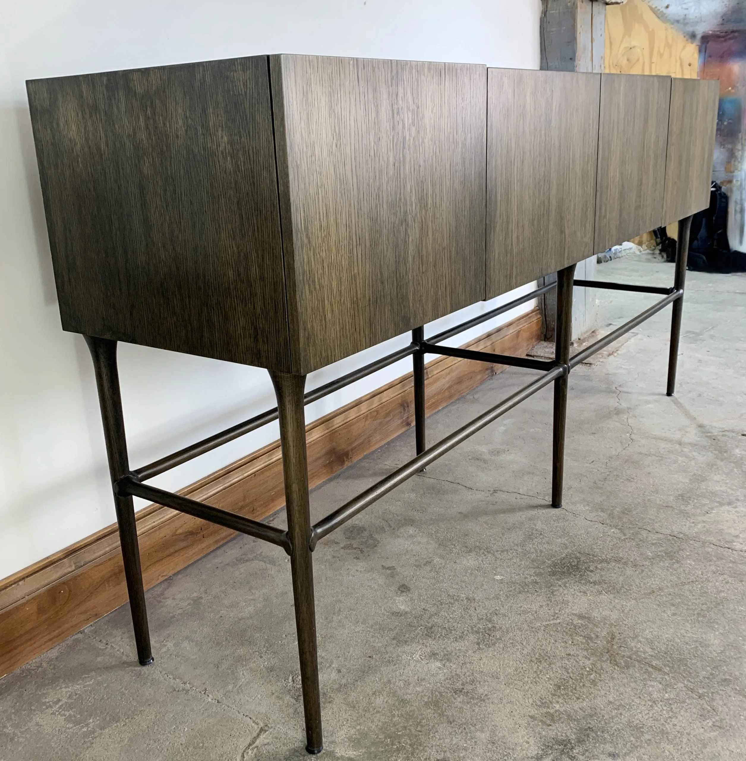 Custom Console, Wood, Contemporary Design, Large