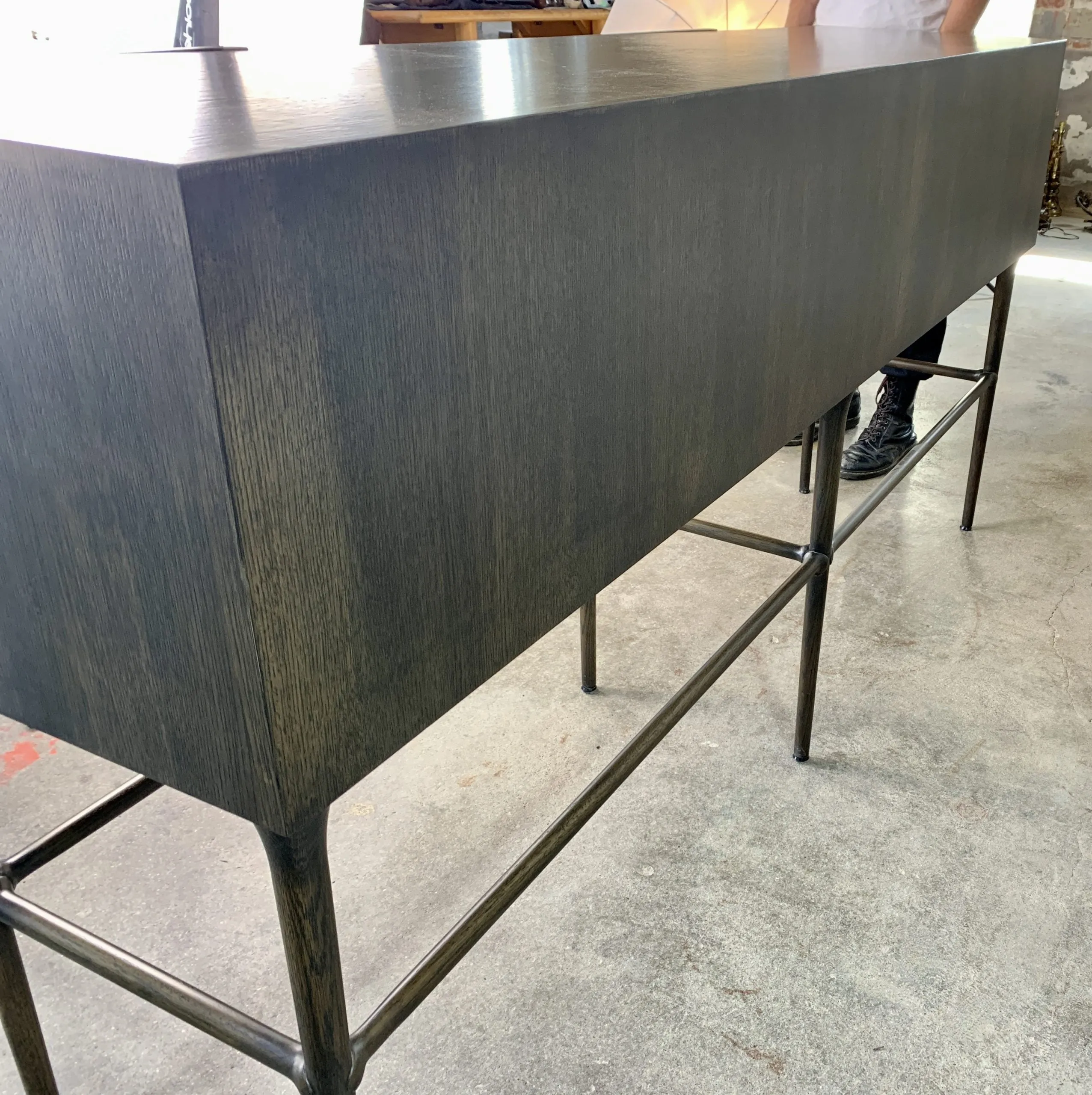 Custom Console, Wood, Contemporary Design, Large