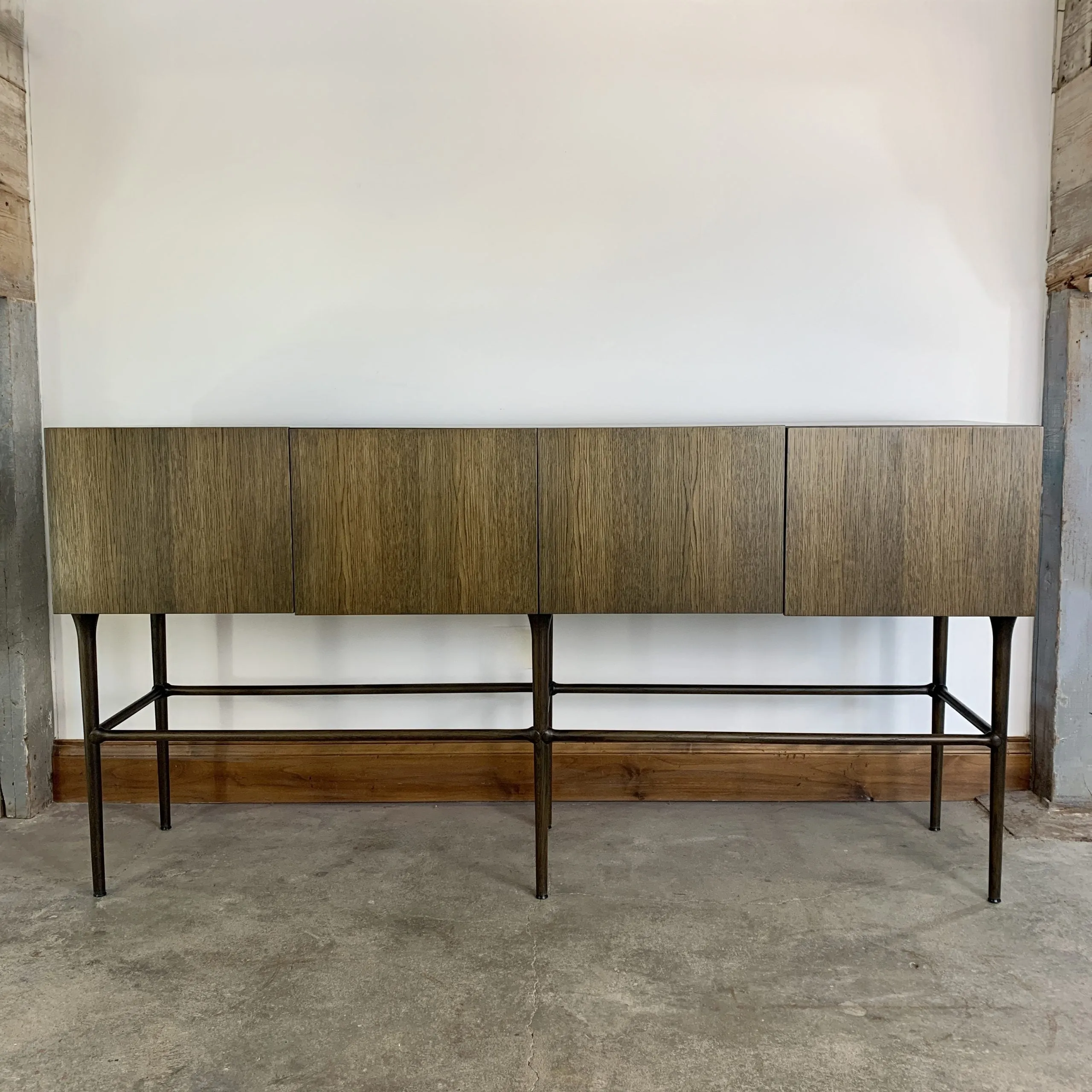 Custom Console, Wood, Contemporary Design, Large