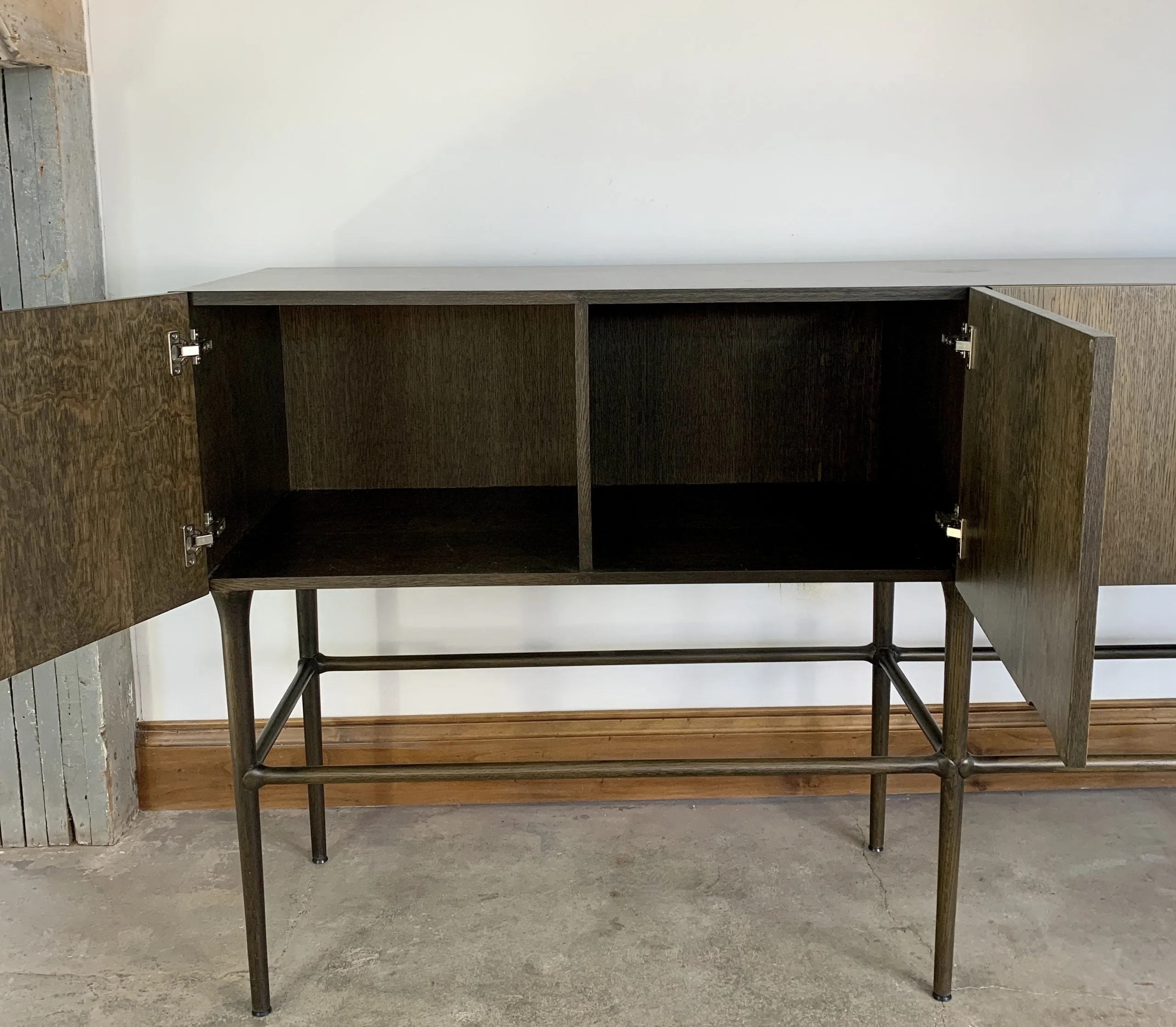 Custom Console, Wood, Contemporary Design, Large