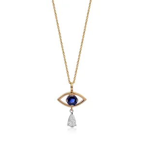 Diamond Evil Eye Pendant 1.58 carats TW