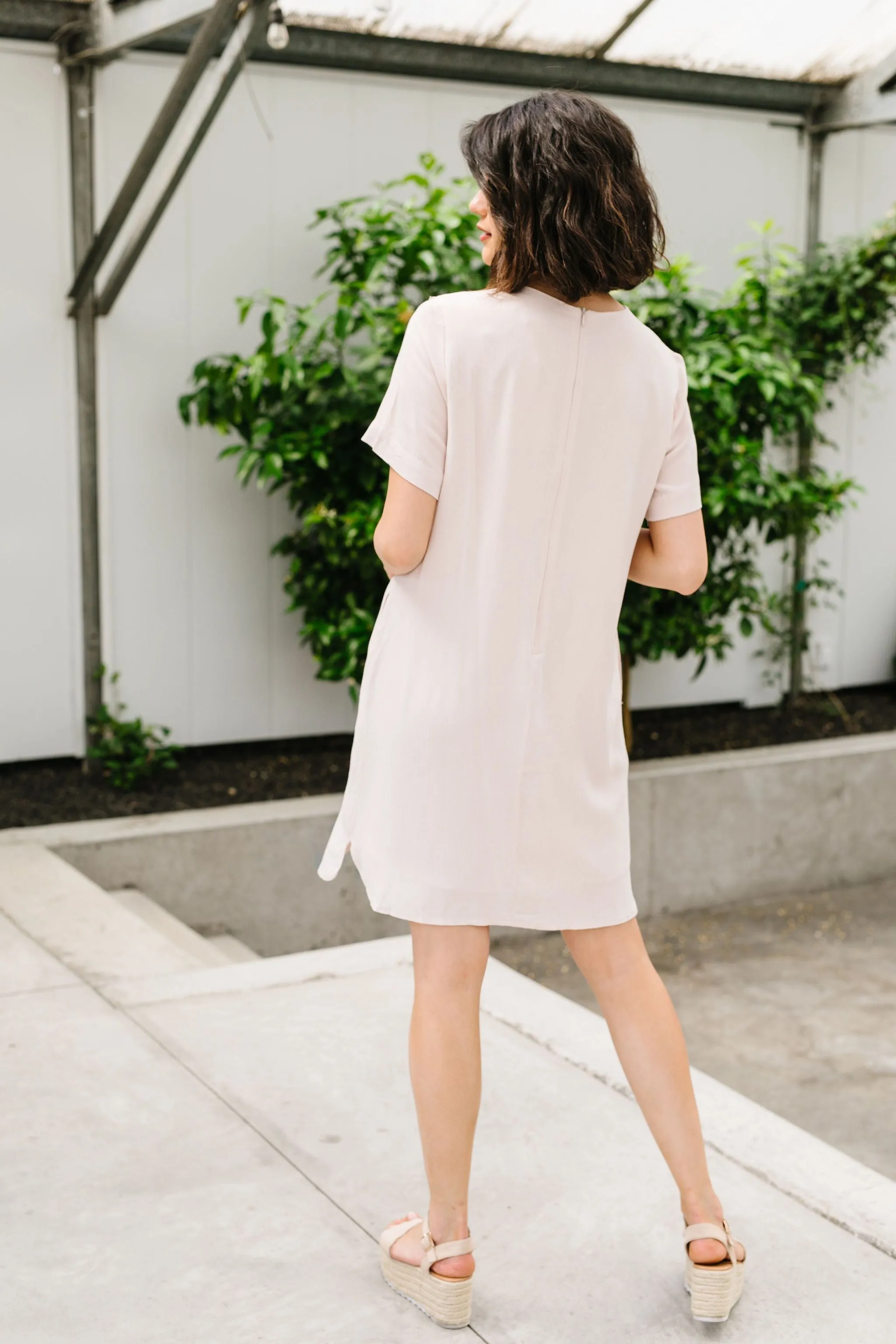 Elegantly Embroidered Shirt Dress