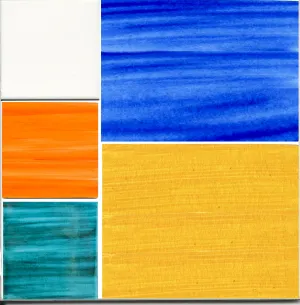FRANCESCA NICCACCI: Deruta Hand Painted Wall Tiles Assorted Colors
