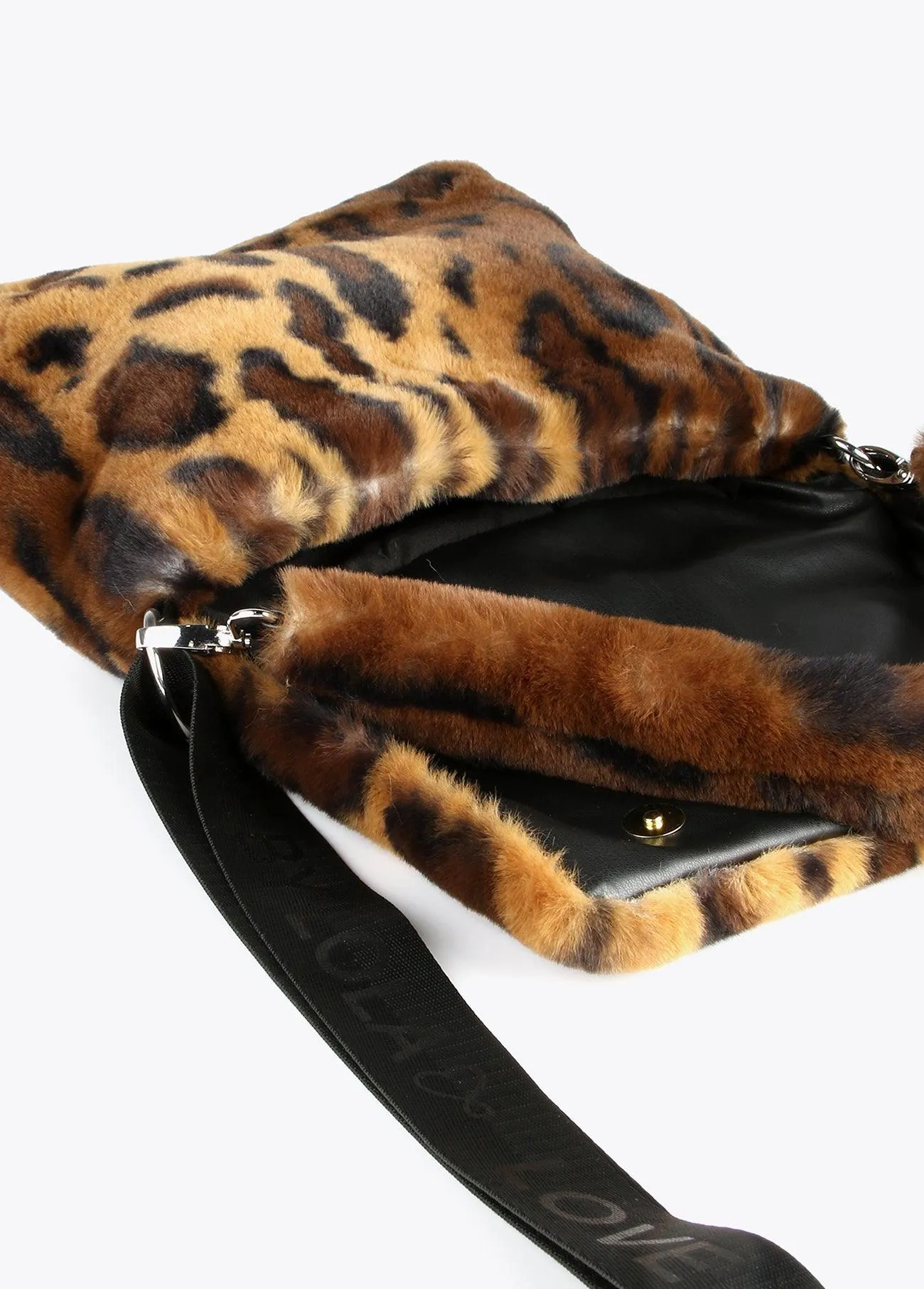 Fur crossbody bag