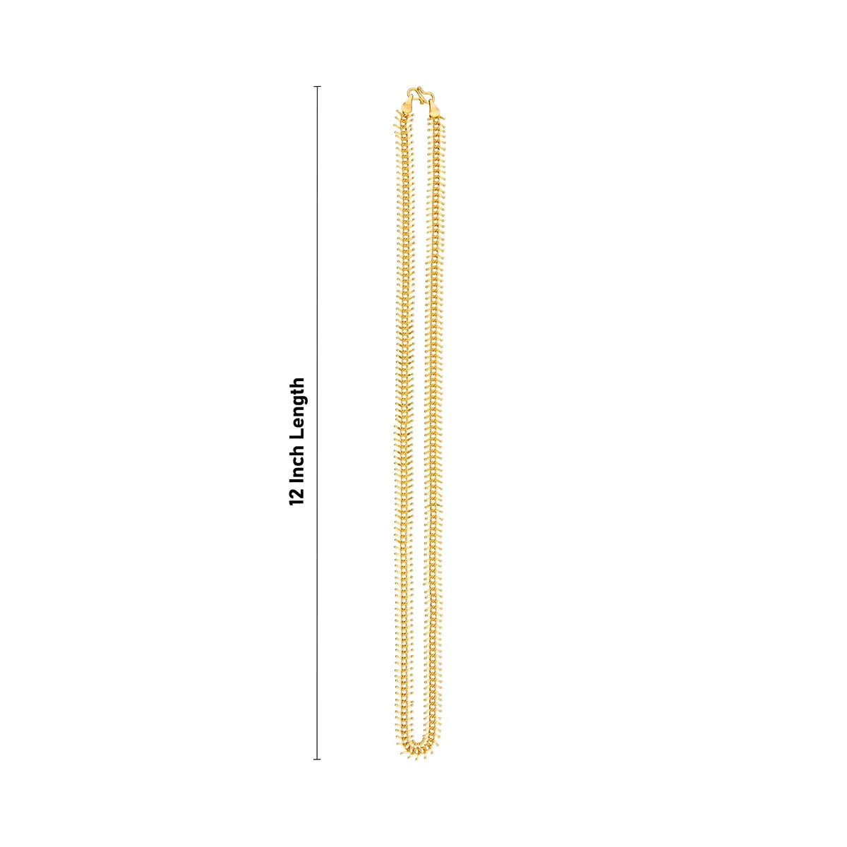Gold Polish Chain - 12 Inches | Artificial Jewellery/ Gold Polish Jewellery for Women