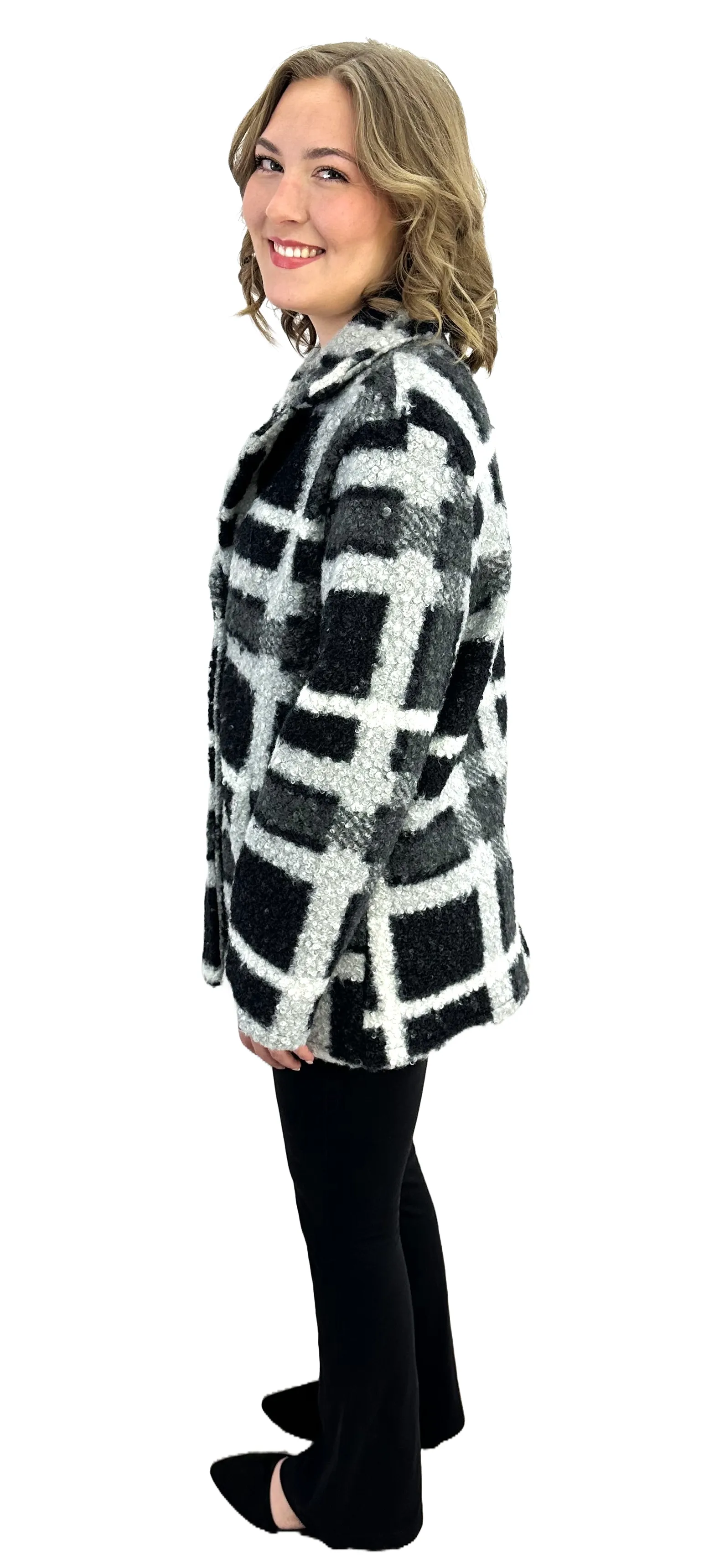 Gorgeous Black & White Coat