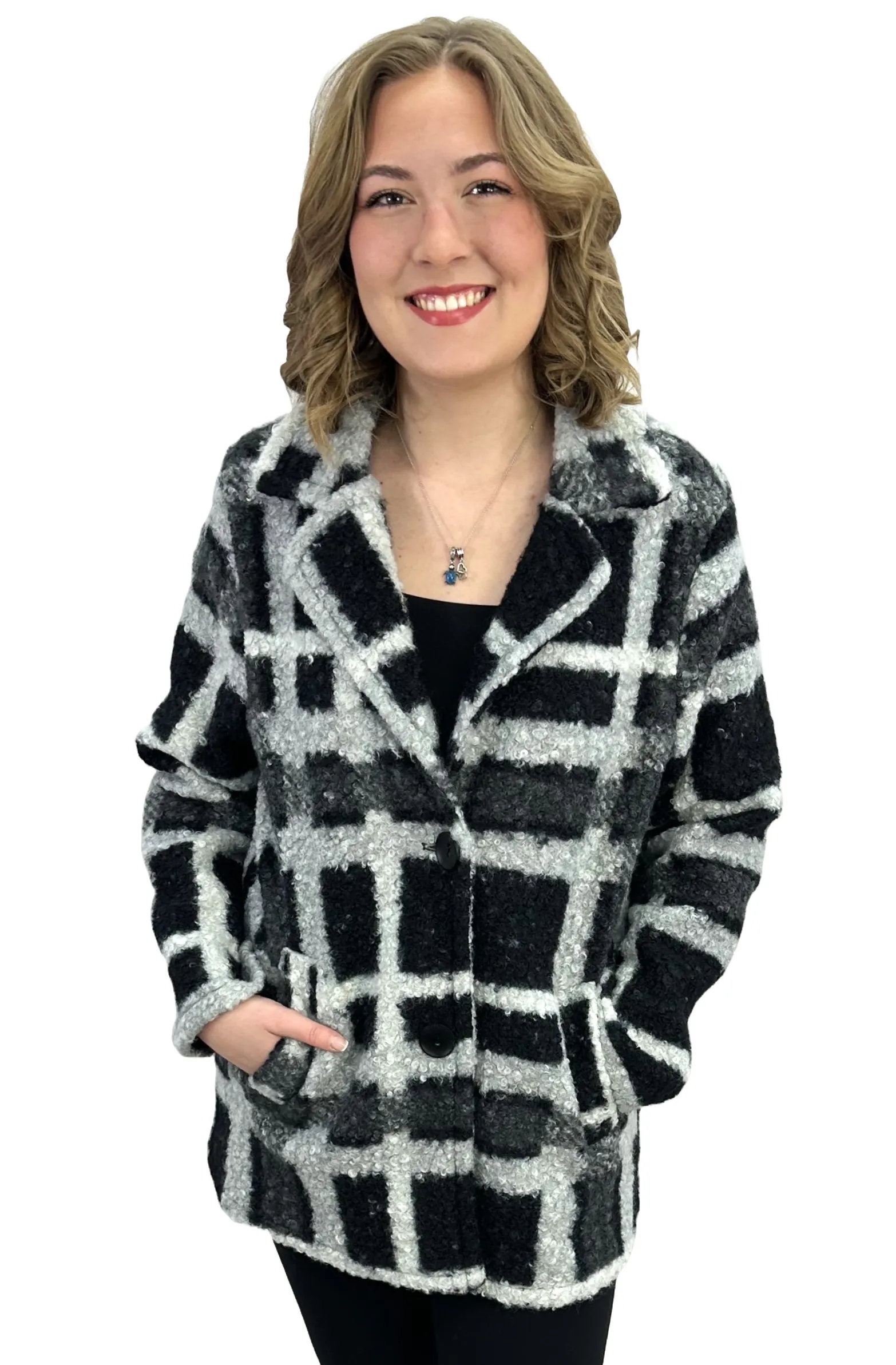 Gorgeous Black & White Coat