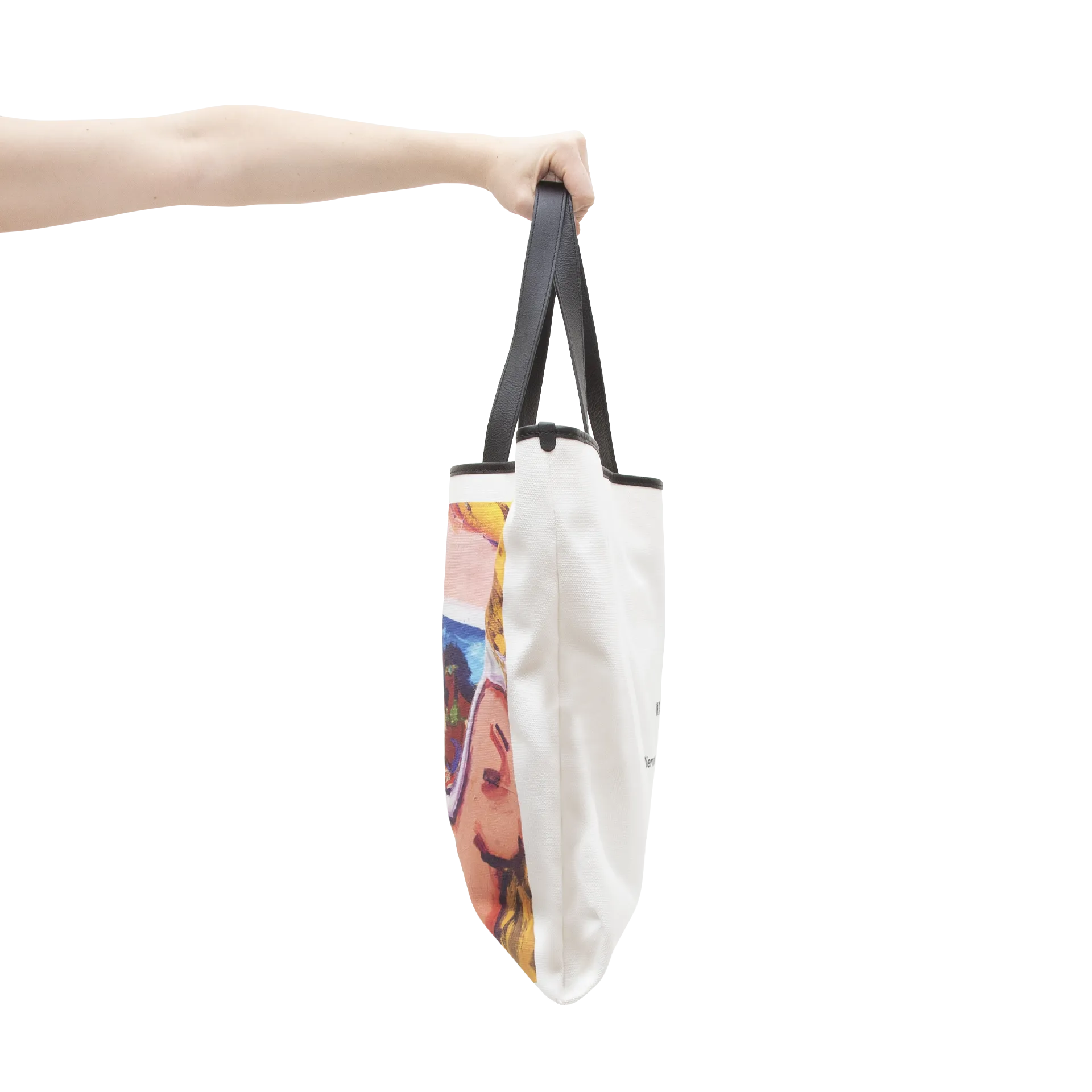 Graphic Print Tote Bag — "Woman in Shades"