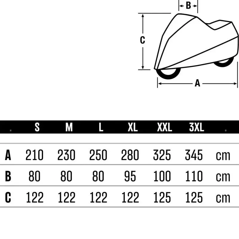 Held Professional 2 Motorcycle Cover Black / Grey