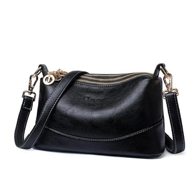 High quality Soft Leather Small Tote Handbags Women Shoulder Bags Crossbody Bags